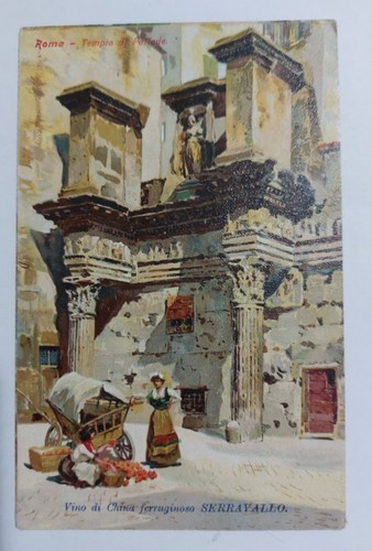 Cartolina pubblicitaria vino - cartolina,