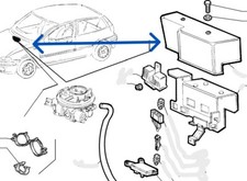 1x ORIGINALE 7741489 RIPARO COPERCHIO RELE VANO MOTORE FIAT PUNTO 176 LANCIA Y