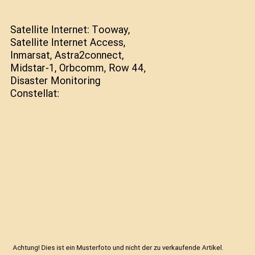 Satellite internet tooway - satellite,