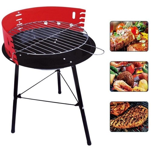 Barbecue carboni tondo con - a,