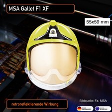 MSA Gallet F1 XF - Scritta