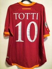 Maglia jersey trikot maillot camiseta Diadora AS ROMA Home 2006/07 XL Totti 10