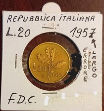 - moneta Italia - 20 lire 1957