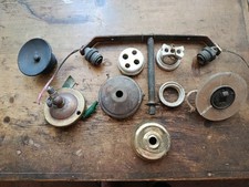 materiale elettrico antico vario 9 pz