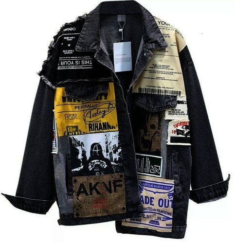 Giacca denim nera - taglia, 12