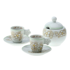 ThunSet 2 tazzine caffè con zuccheriera Eleganza il Prodotto è originale al 100%