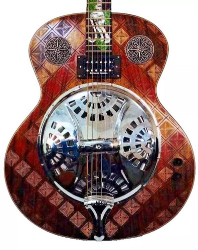 Blueberry handmade resonator - blueberry,