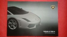 Lamborghini Gallardo Lp 560- 4 Uso E Manutenzione Bedienungsanleitung 