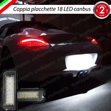 PLACCHETTE A LED LUCI TARGA 18 LED SPECIFICHE PORSCHE Cayman (987) 6000K BIANCO