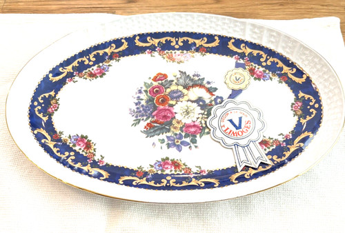 Main limoges platter - a,