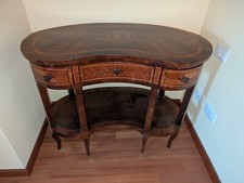 TAVOLINO A FAGIOLO SCRITTOIO TOELETTA FINE '800