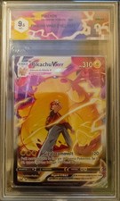POKEMON PIKACHU VMAX TG17/TG30 ORIGINE PERDUTA GRAAD 9.5 MINT+