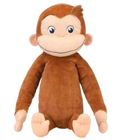 Peluche curious george super - curious,