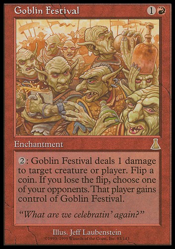 Mtg goblin festival exc - mtg,