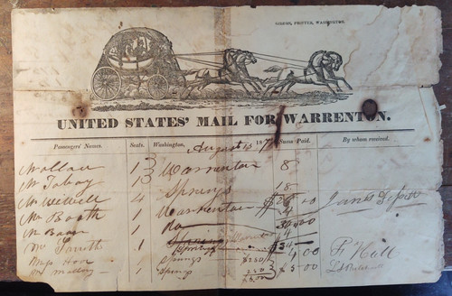 United states mail stage - states,