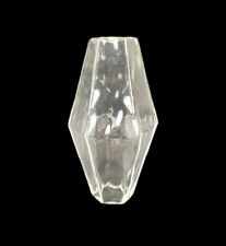 Poliedro no collo vetro/Ricambio lampadario Venini Carlo Scarpa  Murano H 15,5