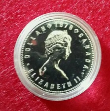 CANADIAN DOLLAR 1978 Elisabetta II "Commonwealth Games Edmonton" - PROOF. RARO.