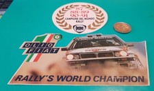 Lotto 0303 Stock blocco 02 adesivi sticker aufkleber Lancia Delta MARTINI Rally
