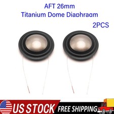 Diaframma a cupola in titanio 2AFT 26 mm per tweeter B&W ZZ14137, DS5, 703, 704, 705 8Ω