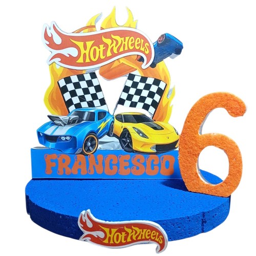 Centrotavola hot wheels - hot,