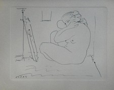 Pablo PICASSO: Modello Nudo