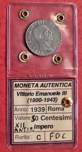 Centesimi 1939 xvii - 1939, impero