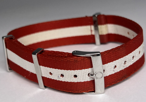 Omega cinturino 20mm strisce - cinturino,