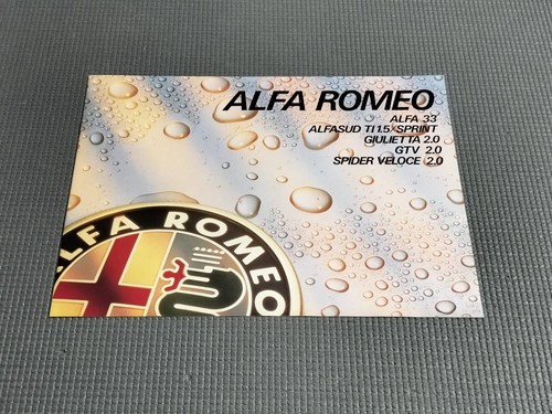 Catalogo generale alfa romeo - catalogo,