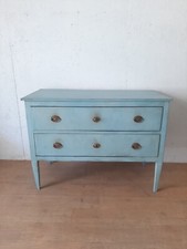 COMO CASSETTONE STILE LUIGI XVI LACCATO IN PATINA ANTICA FINE 700 PRIMI 800