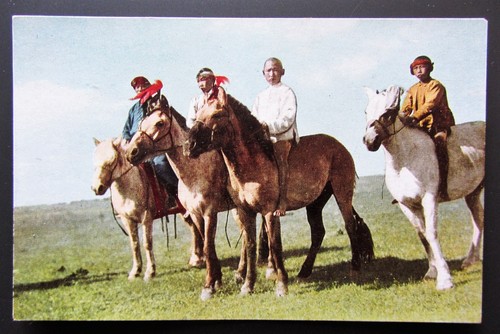 Old postcard original customs - original,