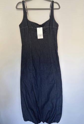 Abito zara denim scuro - zara, orlo