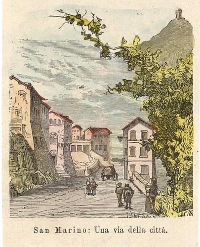 Stampa antica repubblica san - antica,
