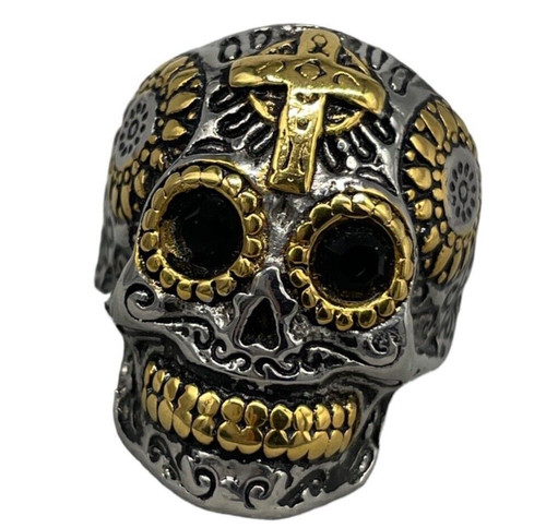 Anello uomo teschio skull - anello,