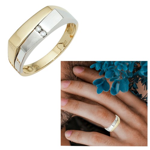 Anello uomo oro giallo - , con