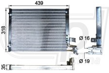 CONDENSADOR COMPATIBLE NEW HOLLAND T4050F T4105F - OE: 87543352 - NUEVO!!