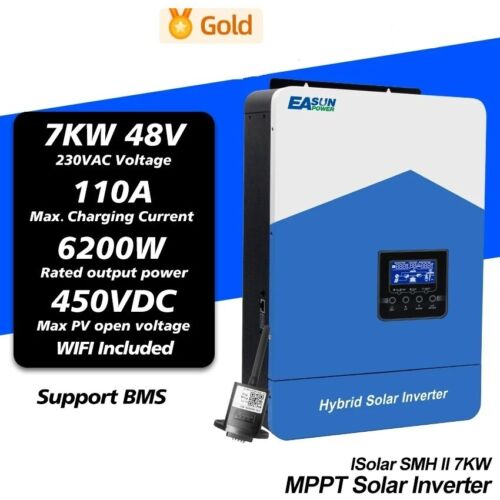 Easun 7kw 2kw inverter - 7kw,