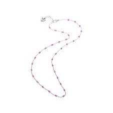 Collana Chantecler collezione “Et Voilà” in argento e smalto rosa ref. 42423