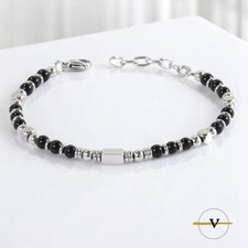 BRACCIALE UOMO DONNA OSSIDIANA