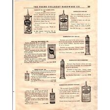 The Frank Colladay Hardware Co Page 587-588 Dynamite Alllen Duck Call vintage anni '30