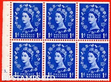 SG. 541. SB26b. 1d ultramarine. Un cilindro comemnt montato finemente " punto F3 " B45023