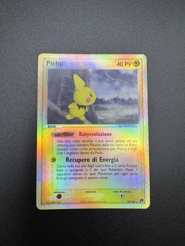 Pichu 100 reverse holo ita - pichu,