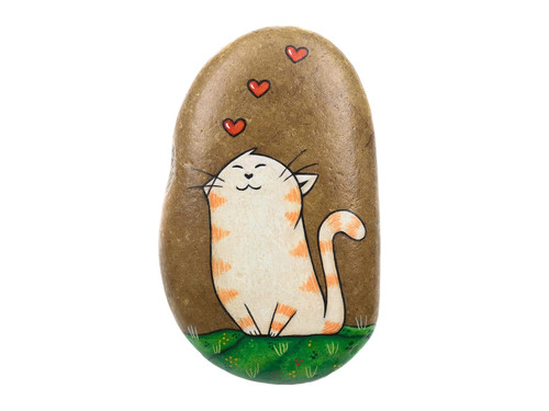 Gatto innamorato sasso - innamorato,,