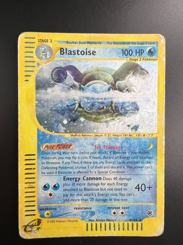 Blastoise 165 pokemon - 4/165,