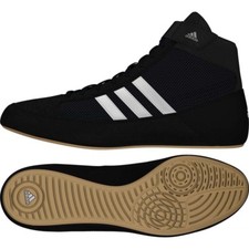 Stivali da wrestling Adidas Havoc adulti bambini neri stivali da boxe scarpe da allenamento palestra
