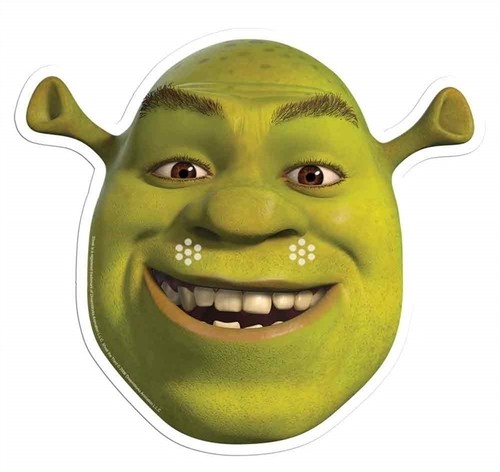 Shrek maschera verde - shrek, orco