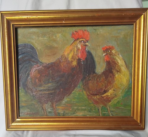 Olio cartone telato - olio,