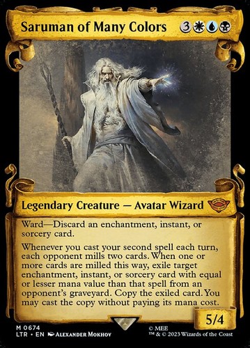 Mtg saruman many - of, colors