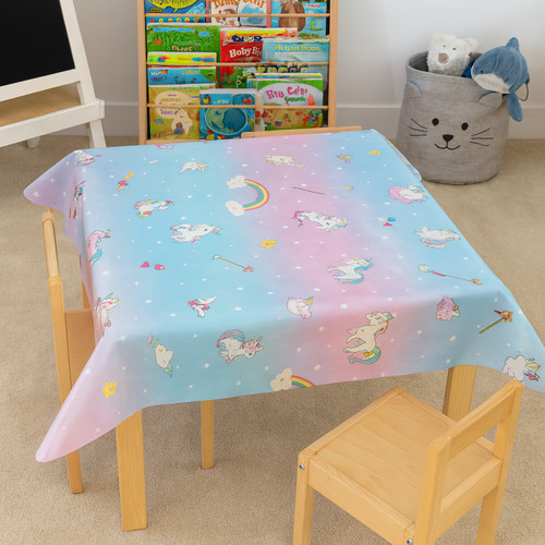 Telo copritavolo unicorni pvc - unicorni,