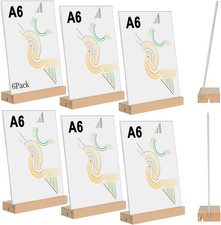 6 Pezzi Espositore Plexiglass