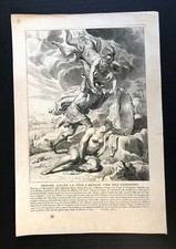 Gravure XVIIe - Mythologie -